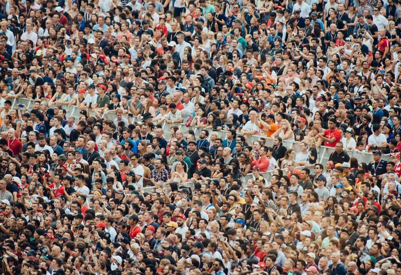 Big crowd of people