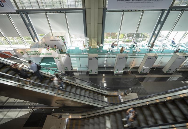 Elevators at ESMO conference